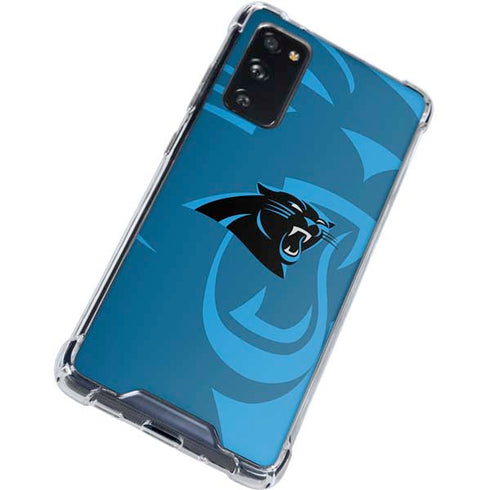 NFL Carolina Panthers Double Vision Galaxy S20 FE Clear Case
